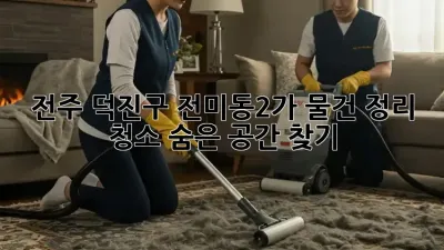 전주 덕진구 전미동2가 물건 정리 청소, 숨은 공간 찾기!